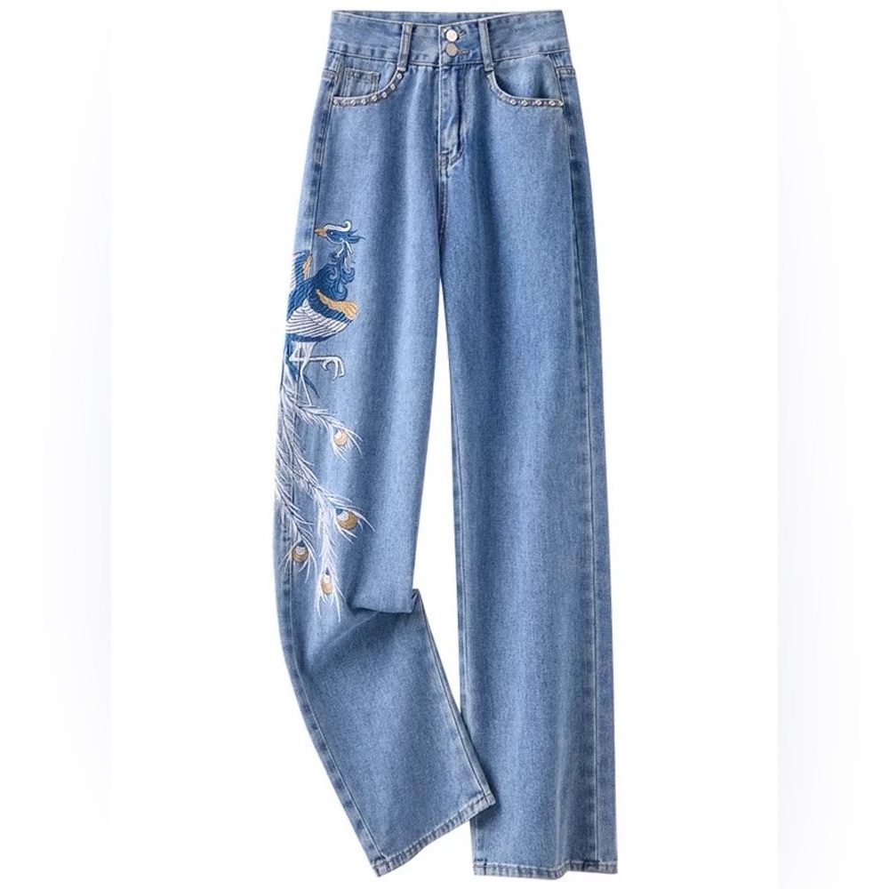 Brand New Lady Wide Leg jeans Size M